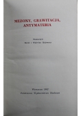 Mezony grawitacja antymateria
