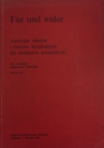 Fur und wider. Antologia tekstów i ćwiczeń leksykalnych dla studentów germanistyki