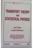 Transport theory and statistical physics
