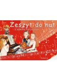 Zeszyt do nut z szeroką pięciolinią