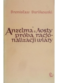 Anzelma z Aosty próba racjonalizacji wiary