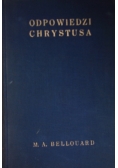 Odpowiedzi Chrystusa na pytania ludzi, 1938 r.