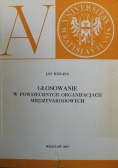 Głosowanie w powszechnych organizacjach międzynarodowych