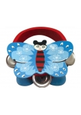 Drewniane tamburyno Motyl