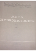 Acta Hydrobiologica, vol 13
