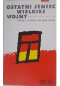 Ostatni Jeniec Wielkiej Wojny