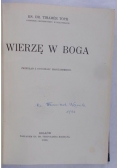 Wierzę w Boga, 1933r.