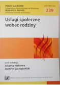 Usługi społeczne wobec rodziny