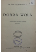 Dobra wola, 1923 r.