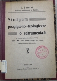 Srudyum pozytywno teologiczne o sakramentach 1912 r.