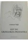 List do Grzegorza Przemyka