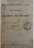 Kazania Sejmowe, 1925 r