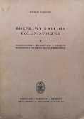 Rozprawy i studia polonistyczne II
