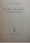 Publiczność literacka, 1938 r.
