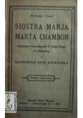 Siostra Marja Marta Chambon 1924 r