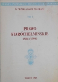 Prawo starochełmińskie 1584 (1394). Nr 2