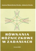 Równania różniczkowe w zadaniach