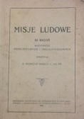 Misje ludowe, 1930 r.