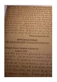 Wprowadzenie do zagadnień filozoficznych