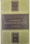Elementy matematyki wyższej. Tom I, 1947 r.