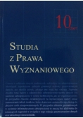 Studia z prawa wyznaniowego 10