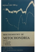 Biochemistry of mitochondria