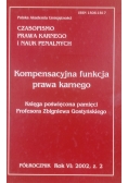 Kompensacyjna funkcja prawa karnego