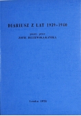 Diariusz z lat 1939 do 1940