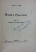 Umarł i pogrzebion, 1938 r.