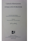 Stracony poranek