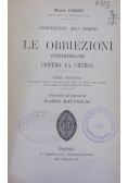 Le Obbiezioni contemporanee Contro la Chiesa, 1907r.