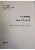 Elementy teorii funkcji