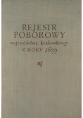 Rejestr Poborowy województwa krakowskiego z roku 1629