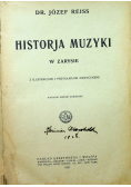 Historja muzyki w zarysie 1921 r