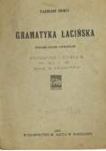 Gramatyka łacińska, 1925 r.