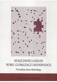 Społeczności lokalne wobec globalizacji i modernizacji