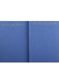 Septuaginta Tom 1 i 2