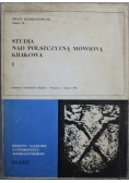 Studia nad polszczyzną mówioną Krakowa 3