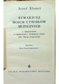 Sumariusz moich utworów muzycznych