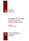 Haurietis de fontibus. Społeczno-etyczne kwestie wczoraj i dziś