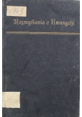 Rozmyślania o Ewangelji II 1926 r