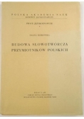 Budowa słowotwórcza przymiotników polskich