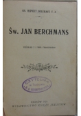 Św. Jan Berchmans, 1921r