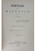 Rozmyślania dla wiernych, tom IV. 1895 r.