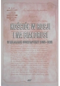 Kościół w Rosji i na Białorusi w relacjach duszpasterzy (1892-1926)