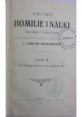 Krótkie homilie i nauki, 1907 r.