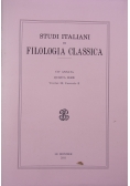 Studi italiani di Filologia classica