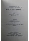 Proceedings of the International Symposium on Microchemistry