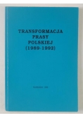Słomkowska Alina (red.) - Transformacja prasy polskiej (1989-1992)