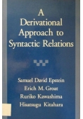 A derivational approach to Syntactic Relations